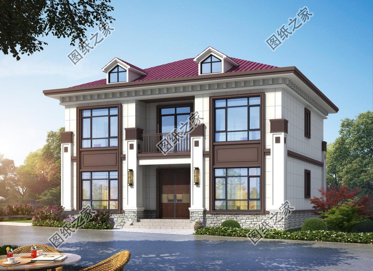 最實用農村別墅設計，外觀端莊大氣，國人的理想住宅