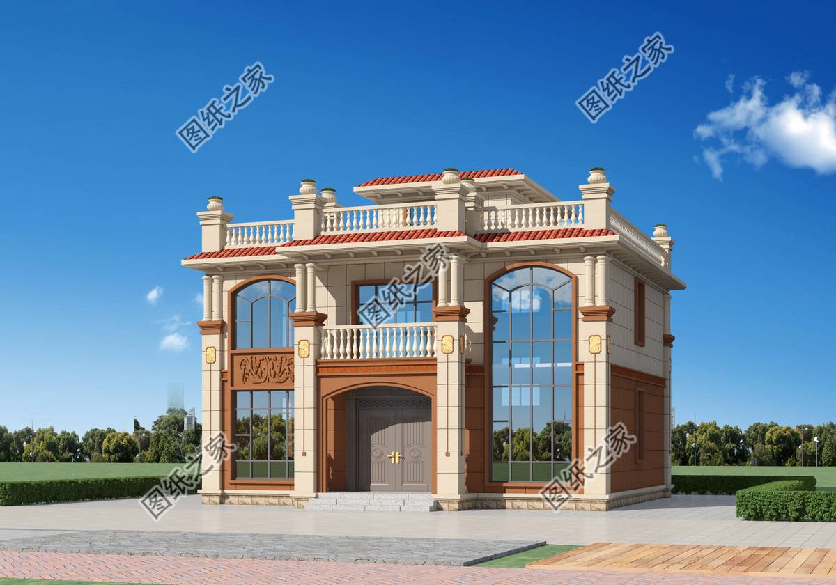 華麗歐式風是當下農村建房的主流，更多人建房的選擇