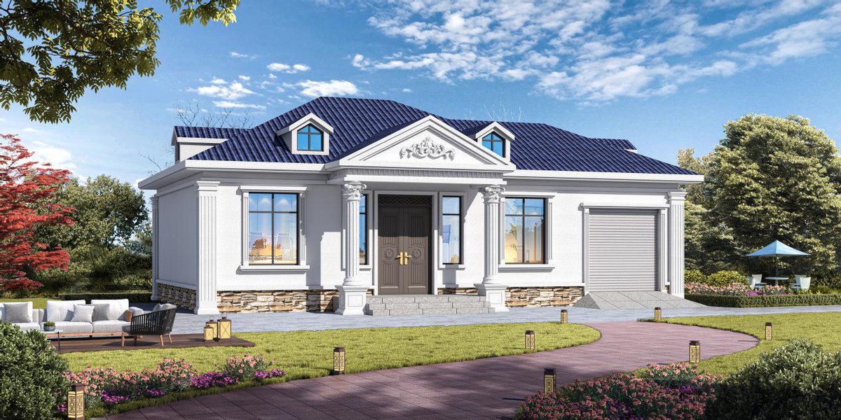 華麗歐式風是當下農村建房的主流，更多人建房的選擇