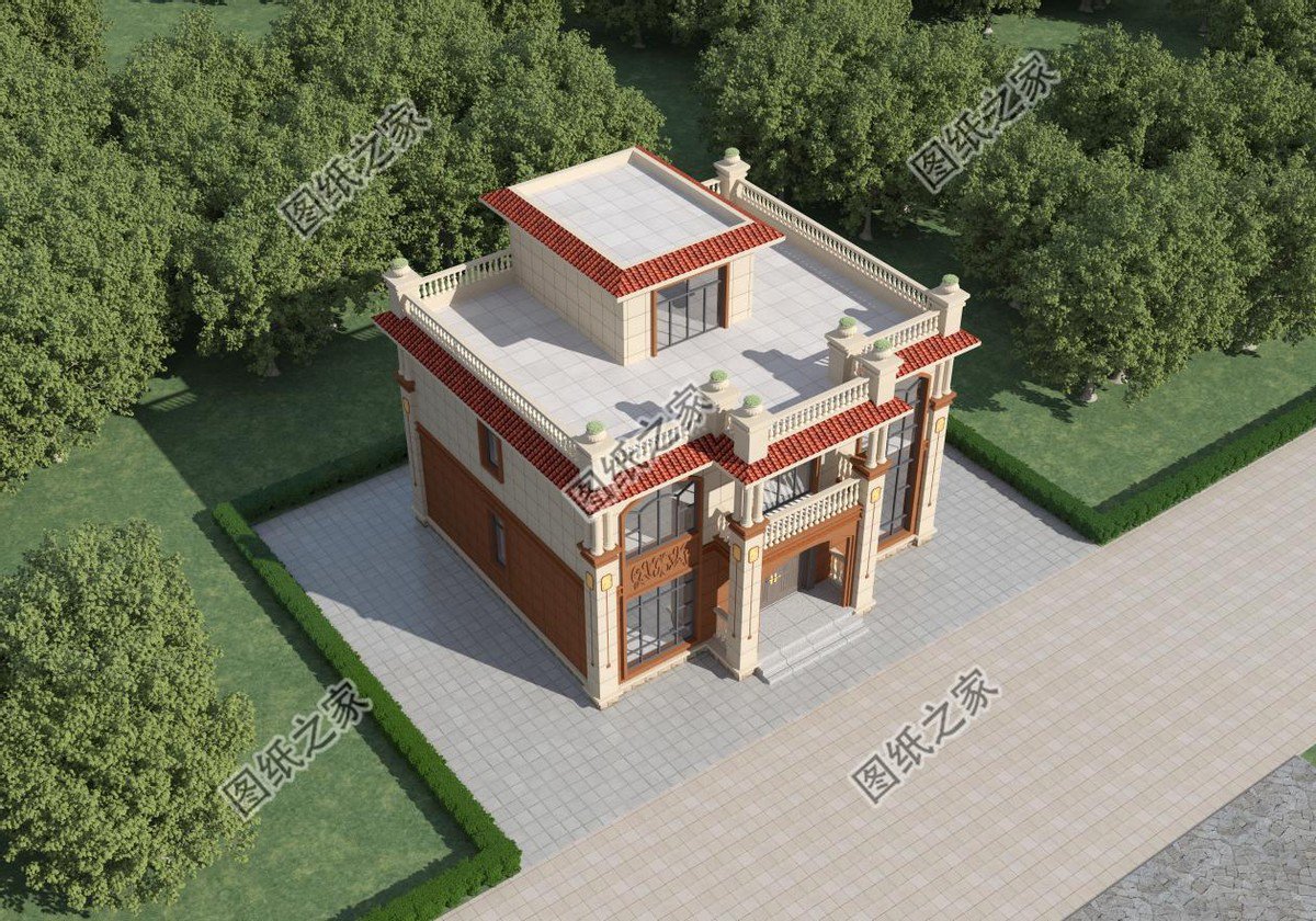 華麗歐式風是當下農村建房的主流，更多人建房的選擇