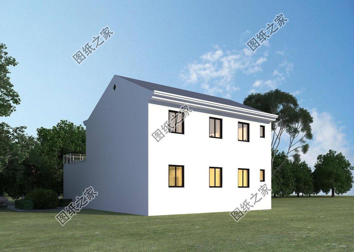 現代風鄉村自建房設計，全是年輕人喜歡的潮流元素，美觀大氣