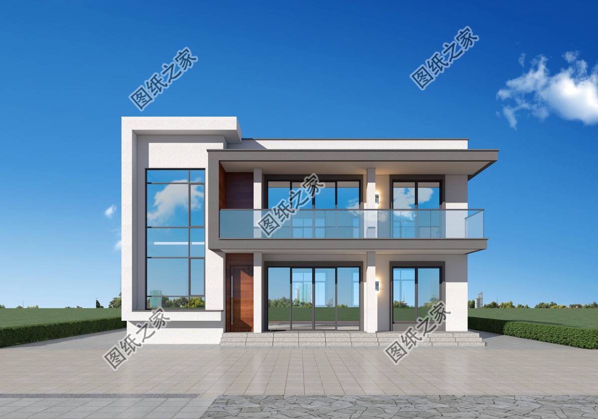 現代風鄉村自建房設計，全是年輕人喜歡的潮流元素，美觀大氣