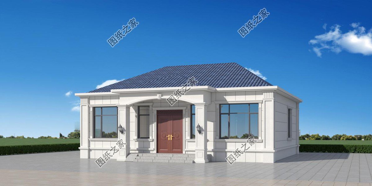 農村一層自建房設計圖推薦，真正實用的好設計，美觀又舒適