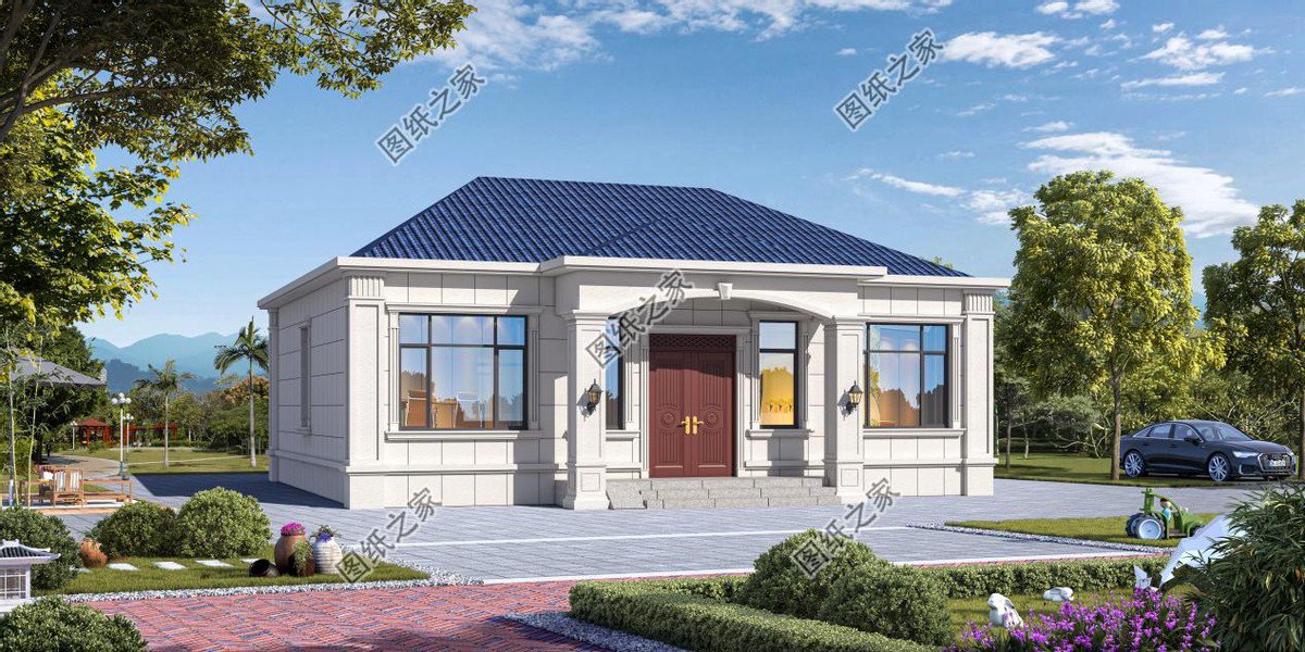 農村一層自建房設計圖推薦，真正實用的好設計，美觀又舒適