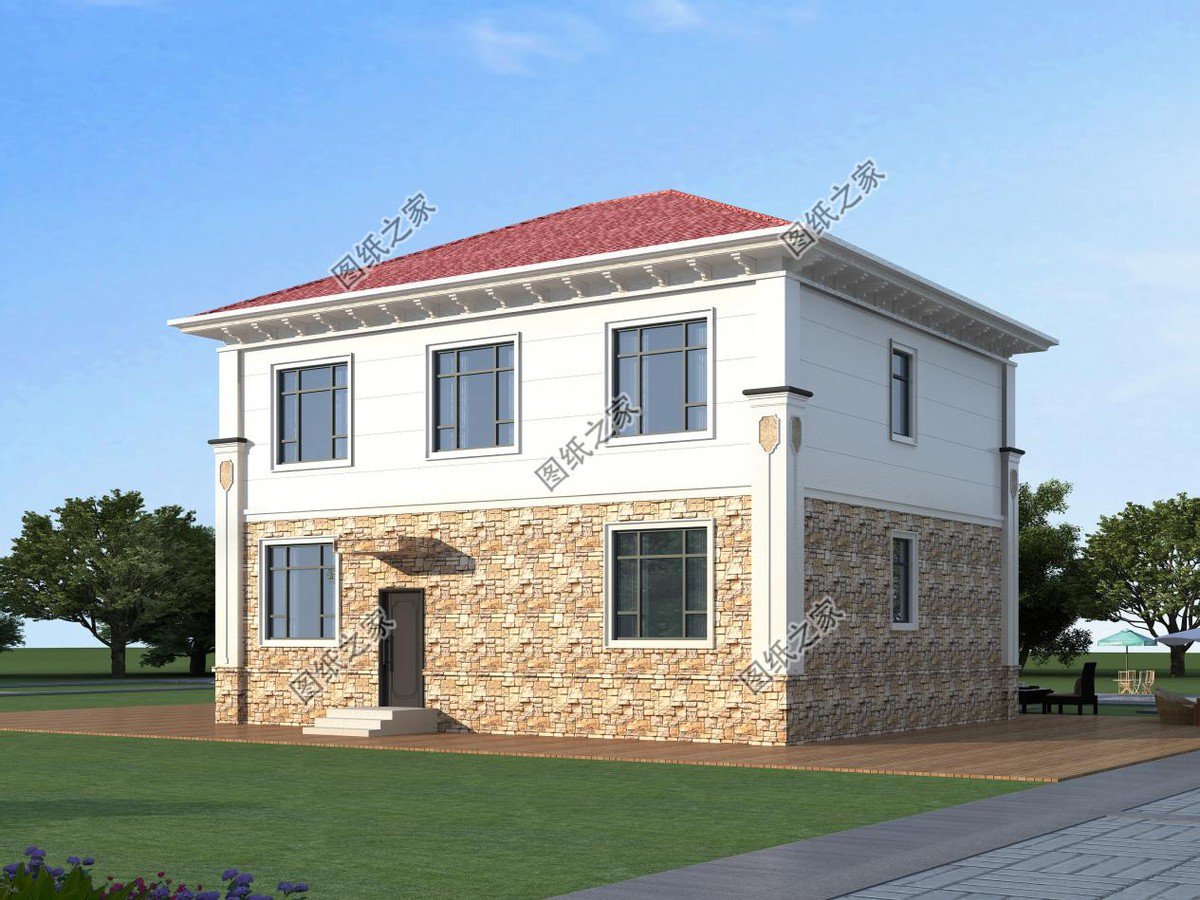 坡屋頂鄉(xiāng)村自建房設(shè)計(jì)，巧奪天工的手法，賦予了房屋靈魂一般