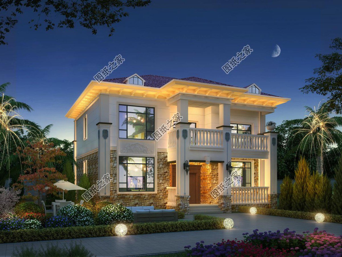 坡屋頂鄉(xiāng)村自建房設(shè)計(jì)，巧奪天工的手法，賦予了房屋靈魂一般