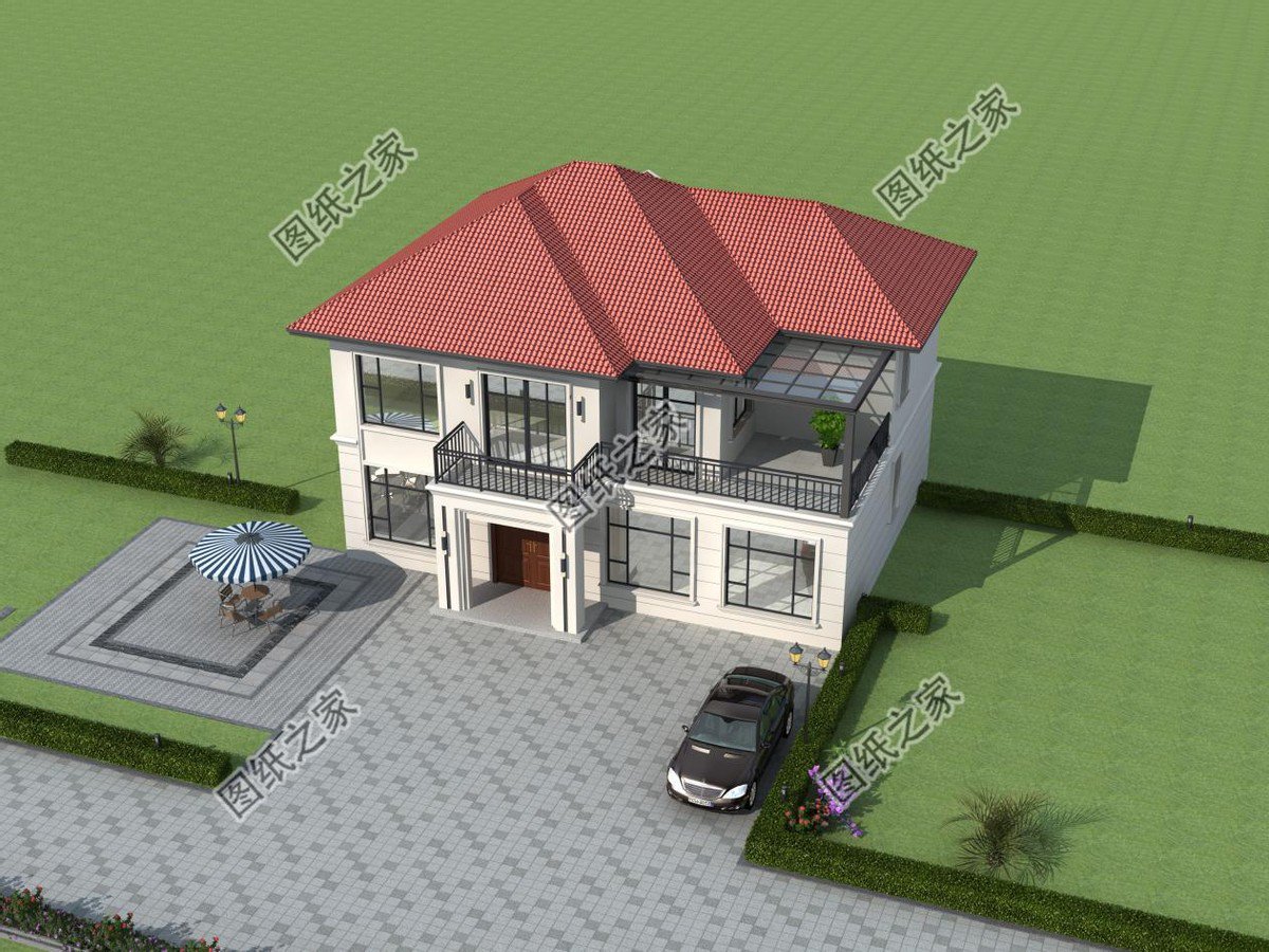 農村自建房設計推薦，城里買房村里建房，這樣的人生真完美