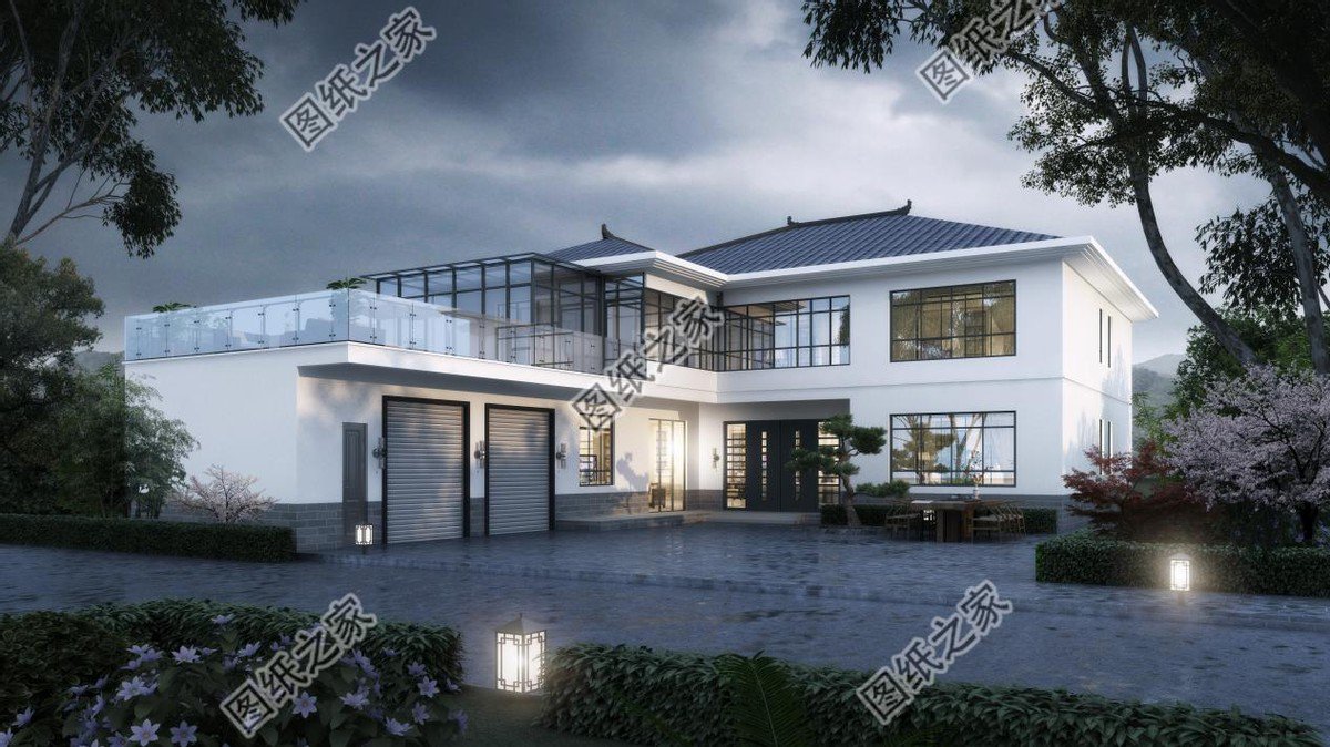 農村自建房設計推薦，城里買房村里建房，這樣的人生真完美