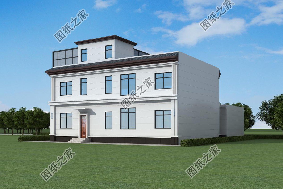 農村自建房設計推薦，城里買房村里建房，這樣的人生真完美