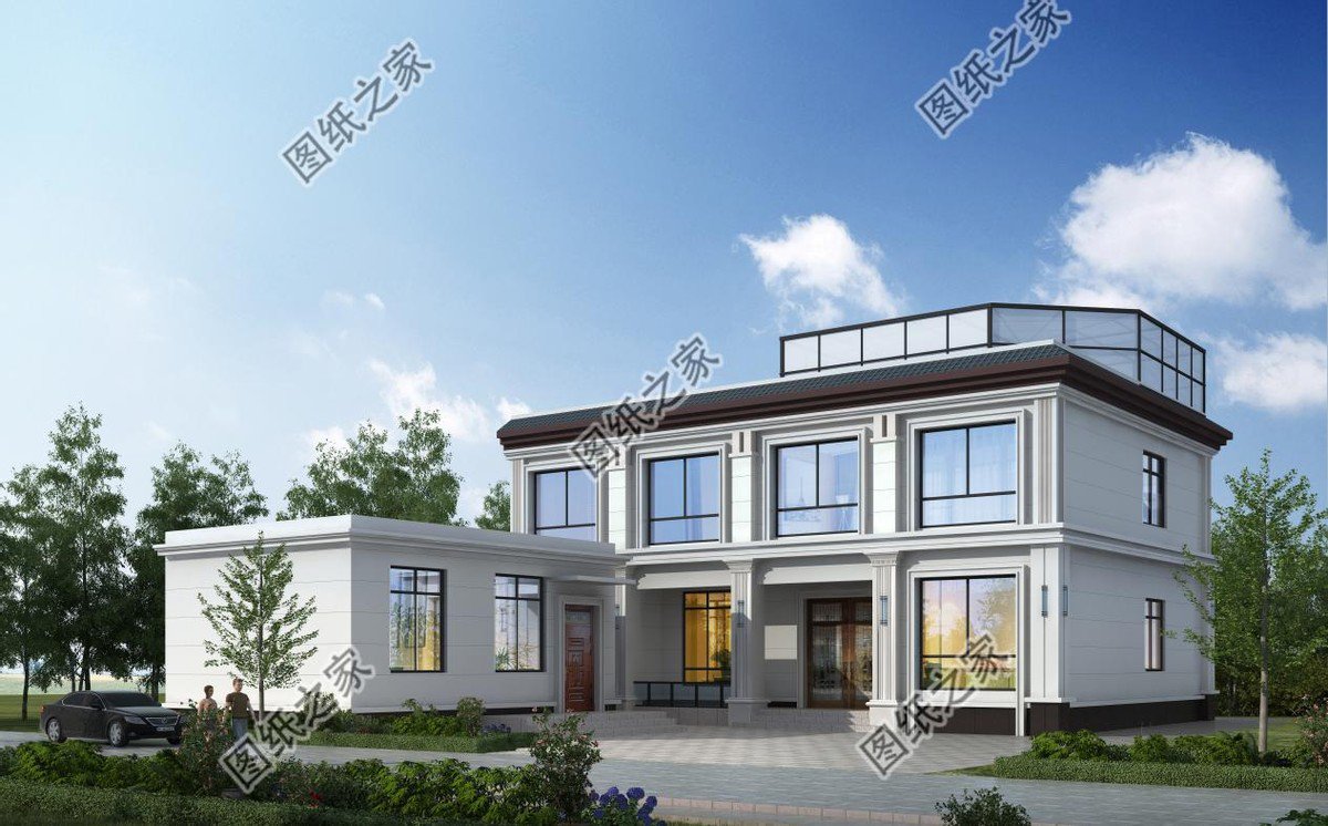 農村自建房設計推薦，城里買房村里建房，這樣的人生真完美