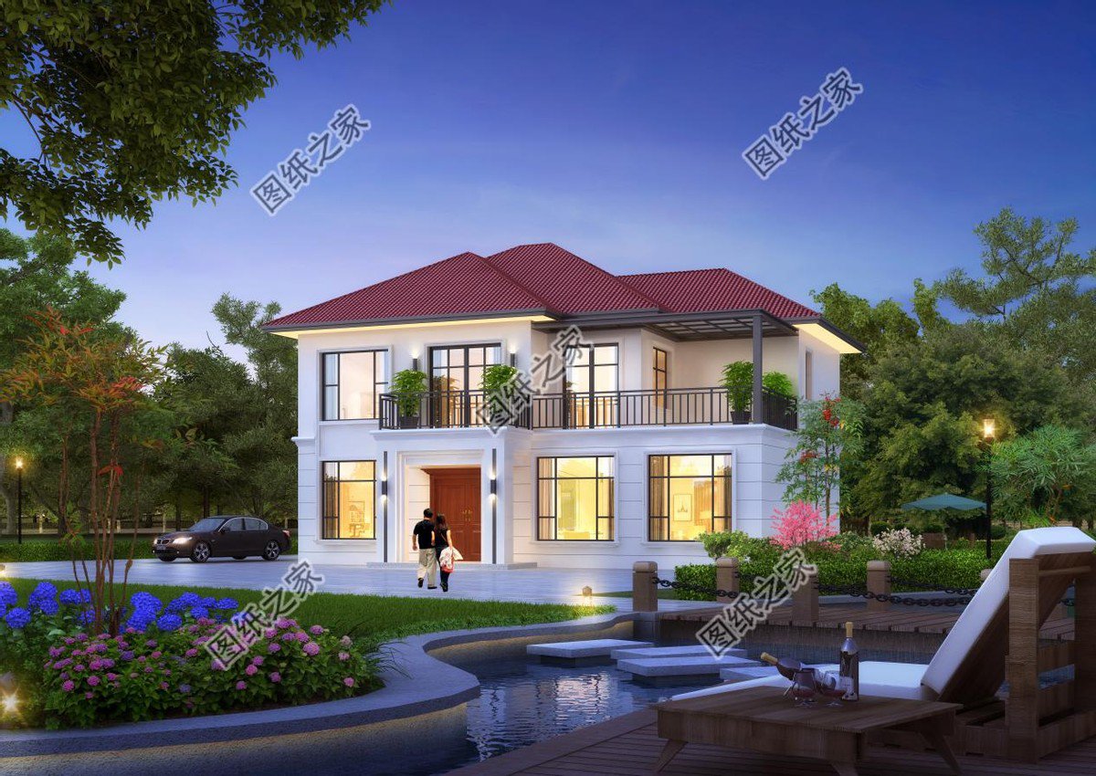 農村自建房設計推薦，城里買房村里建房，這樣的人生真完美