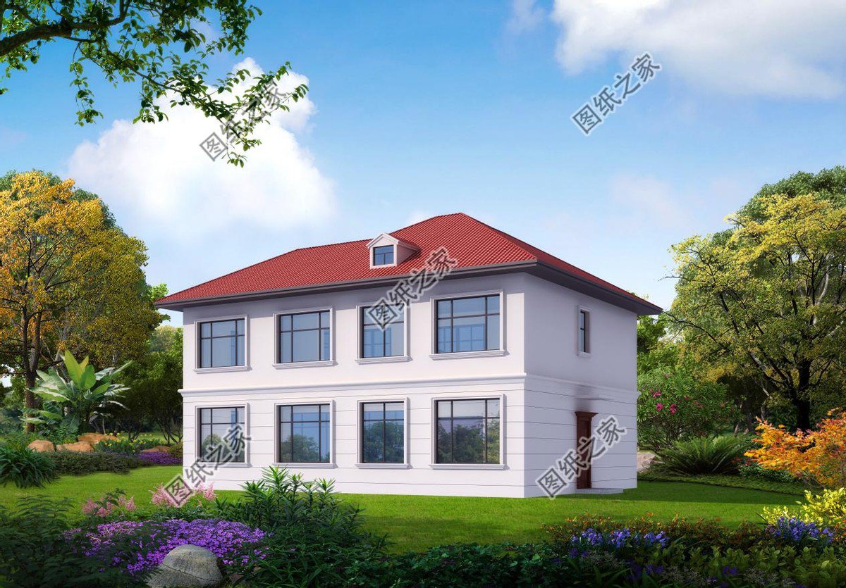 農村自建房設計推薦，城里買房村里建房，這樣的人生真完美