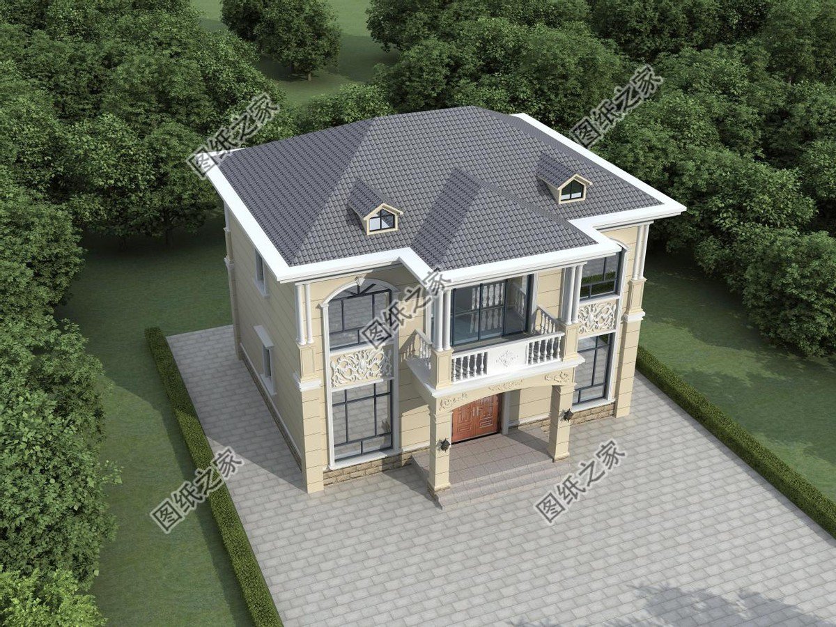 農村自建房設計推薦，城里買房村里建房，這樣的人生真完美