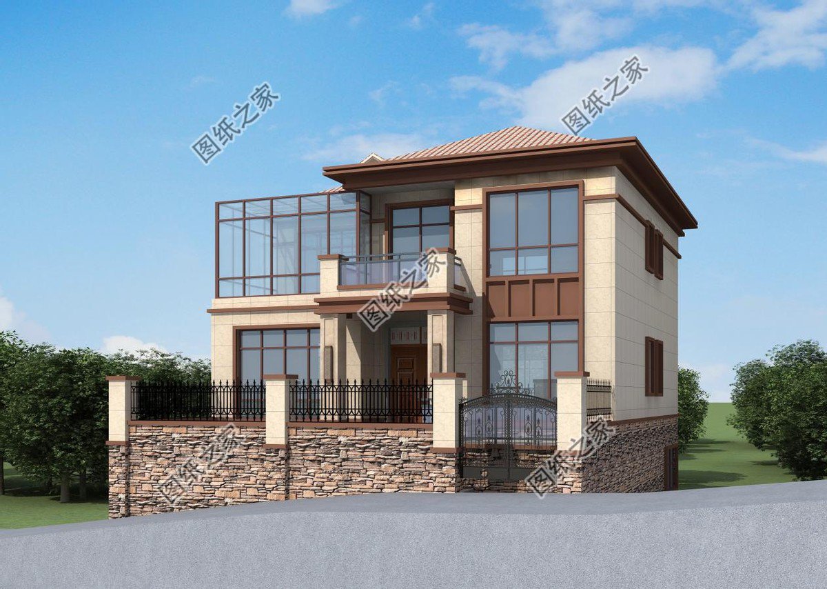 帶架空層的農(nóng)村別墅設計，防潮又防水超強的實用功能，你還不心動