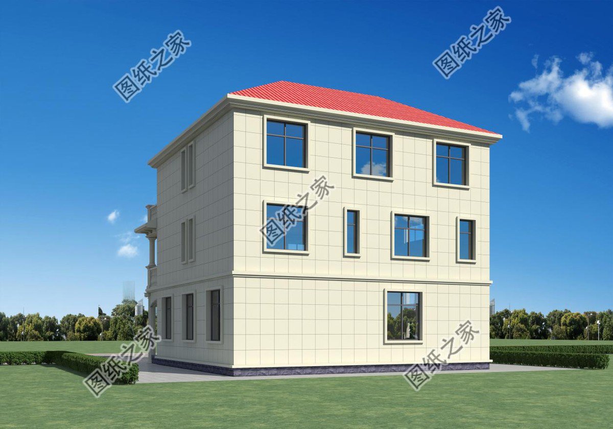 高端大氣的農村別墅設計，富麗堂皇般的外觀，多少業主夢中的家園