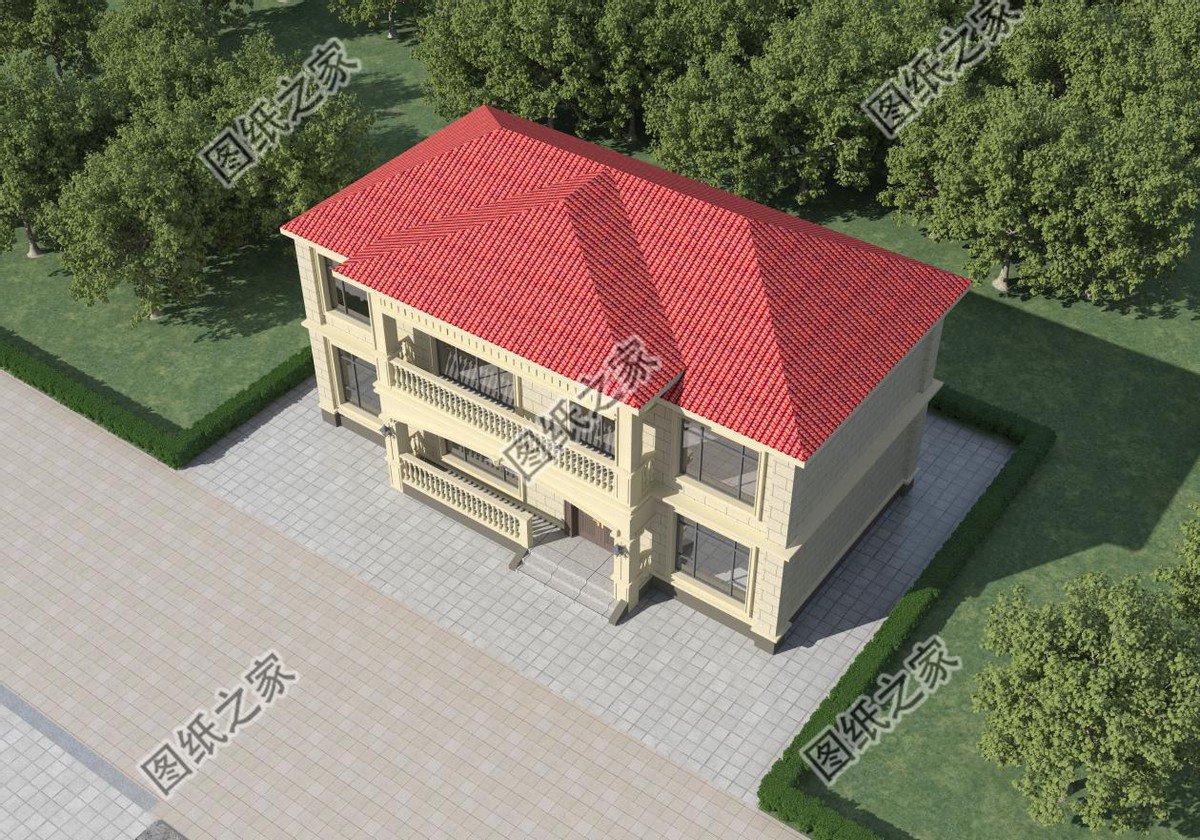 高端大氣的農村別墅設計，富麗堂皇般的外觀，多少業主夢中的家園