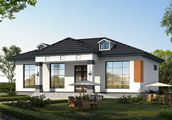 一層時尚農村自建別墅方案，低至10萬的造價，適合住家養老