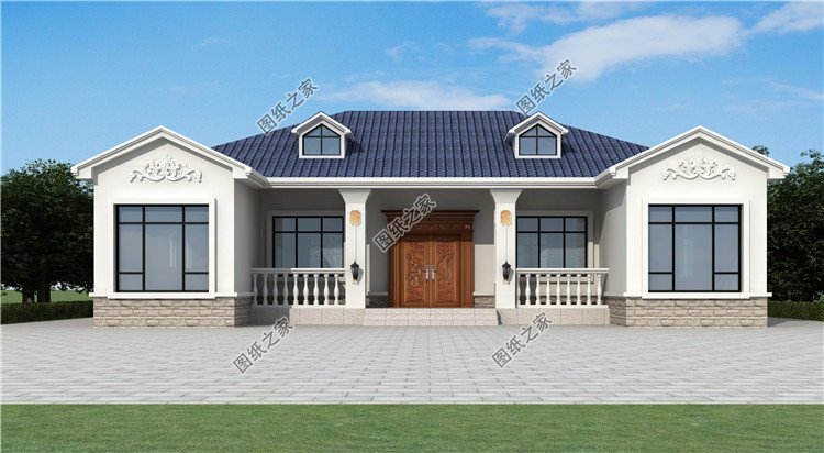 一層別墅圖外觀圖