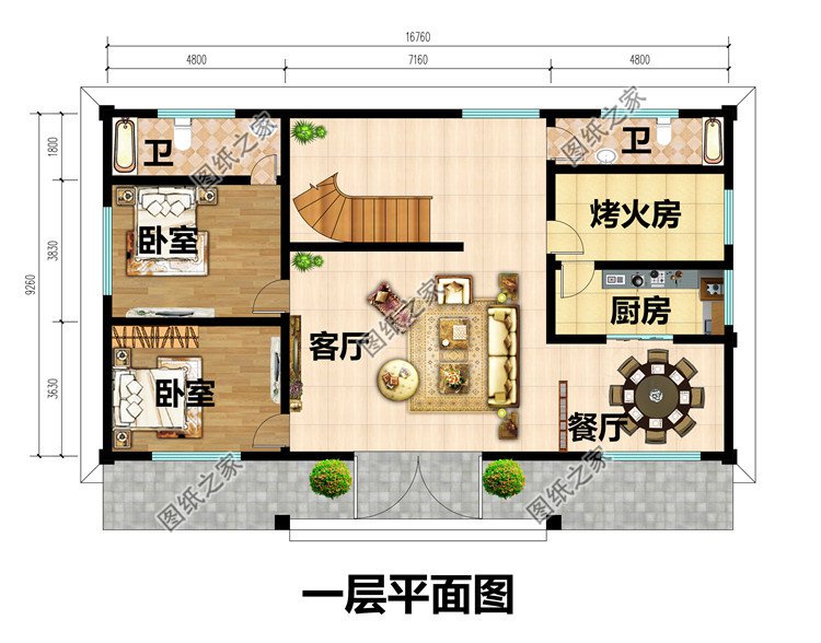二層現代簡歐式別墅