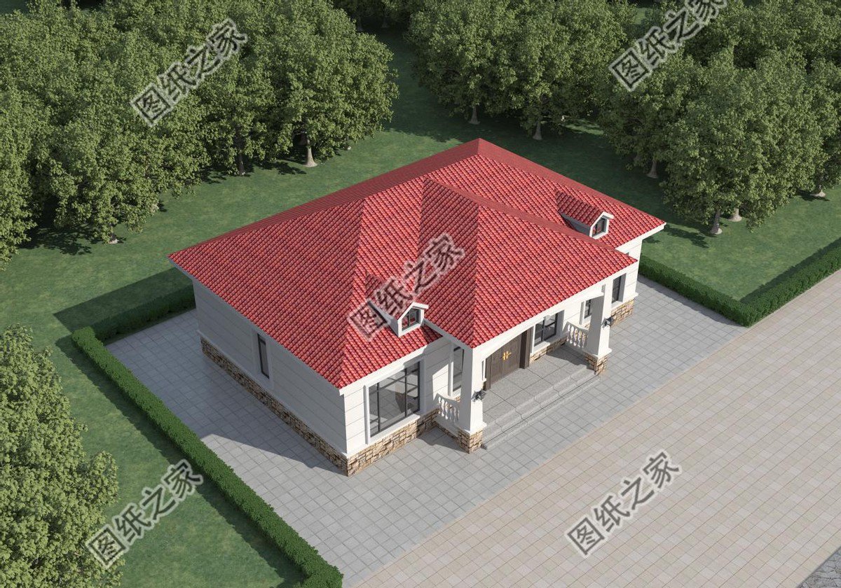 4套農村一層別墅設計，中式歐式都有，顏值在線廣受好評