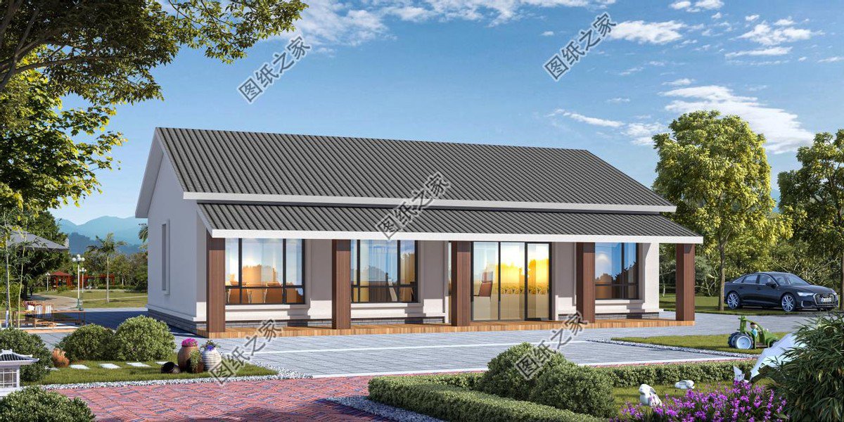 4套農村一層別墅設計，中式歐式都有，顏值在線廣受好評