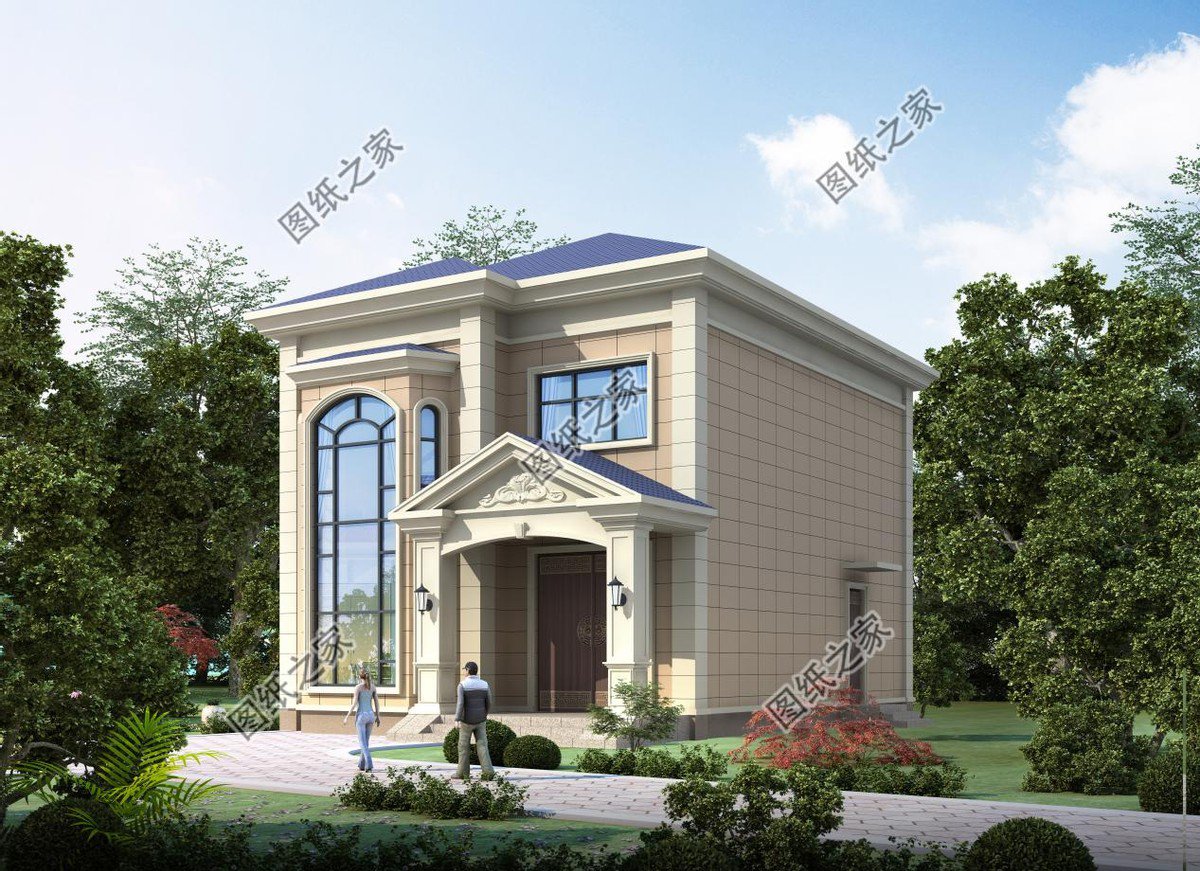 二層農(nóng)村別墅設(shè)計，簡單又美觀，內(nèi)部布局全國都適用