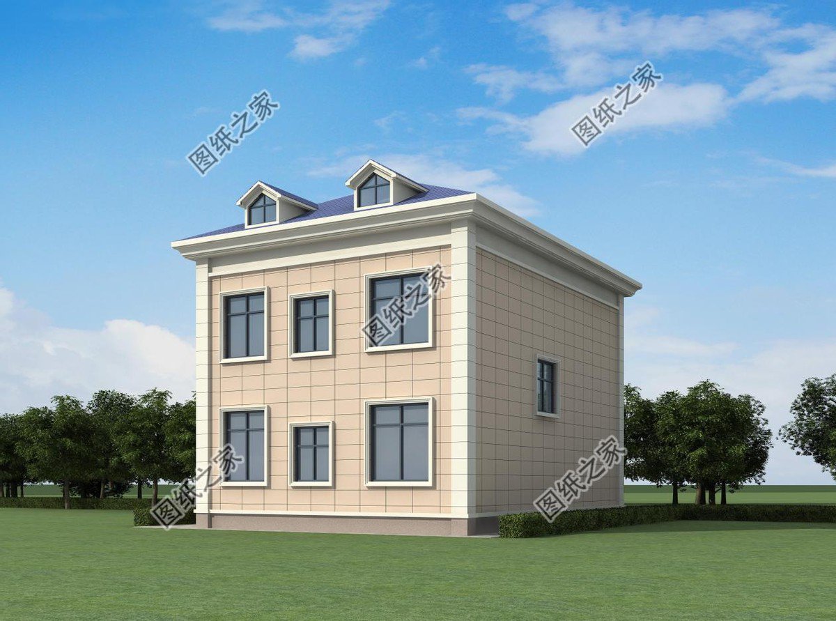 二層農(nóng)村別墅設(shè)計，簡單又美觀，內(nèi)部布局全國都適用