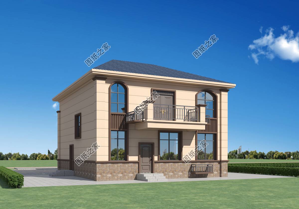 二層農(nóng)村別墅設(shè)計，簡單又美觀，內(nèi)部布局全國都適用