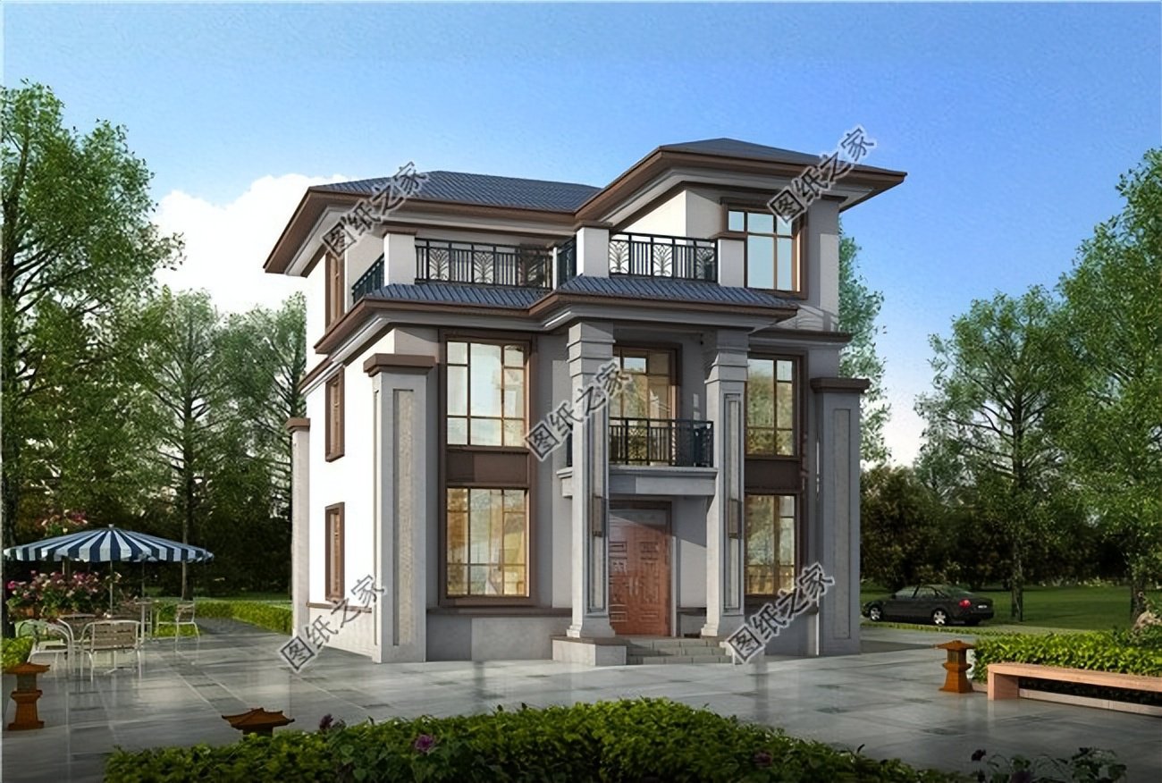 三層農村自建房設計，高大貴氣的象征，十分有氣勢