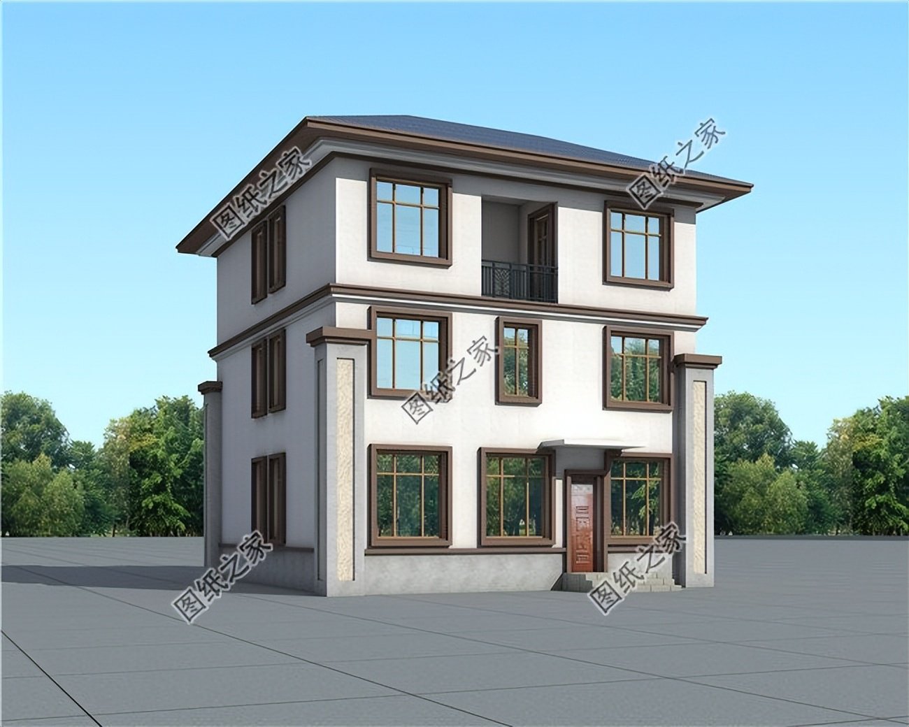 三層農村自建房設計，高大貴氣的象征，十分有氣勢