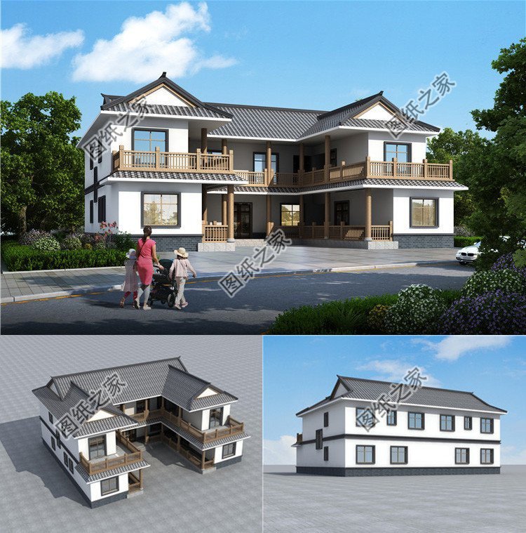 古風農村合院設計，精致好看，中式元素飽滿