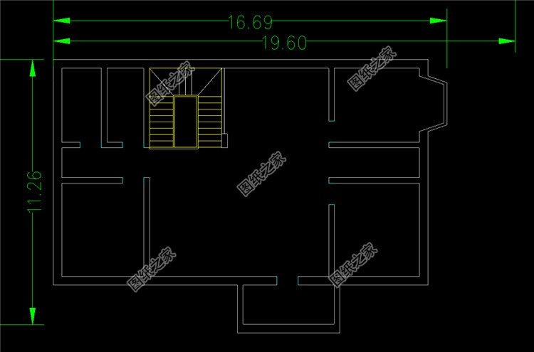 農村二層帶配房別墅設計圖閣樓圖