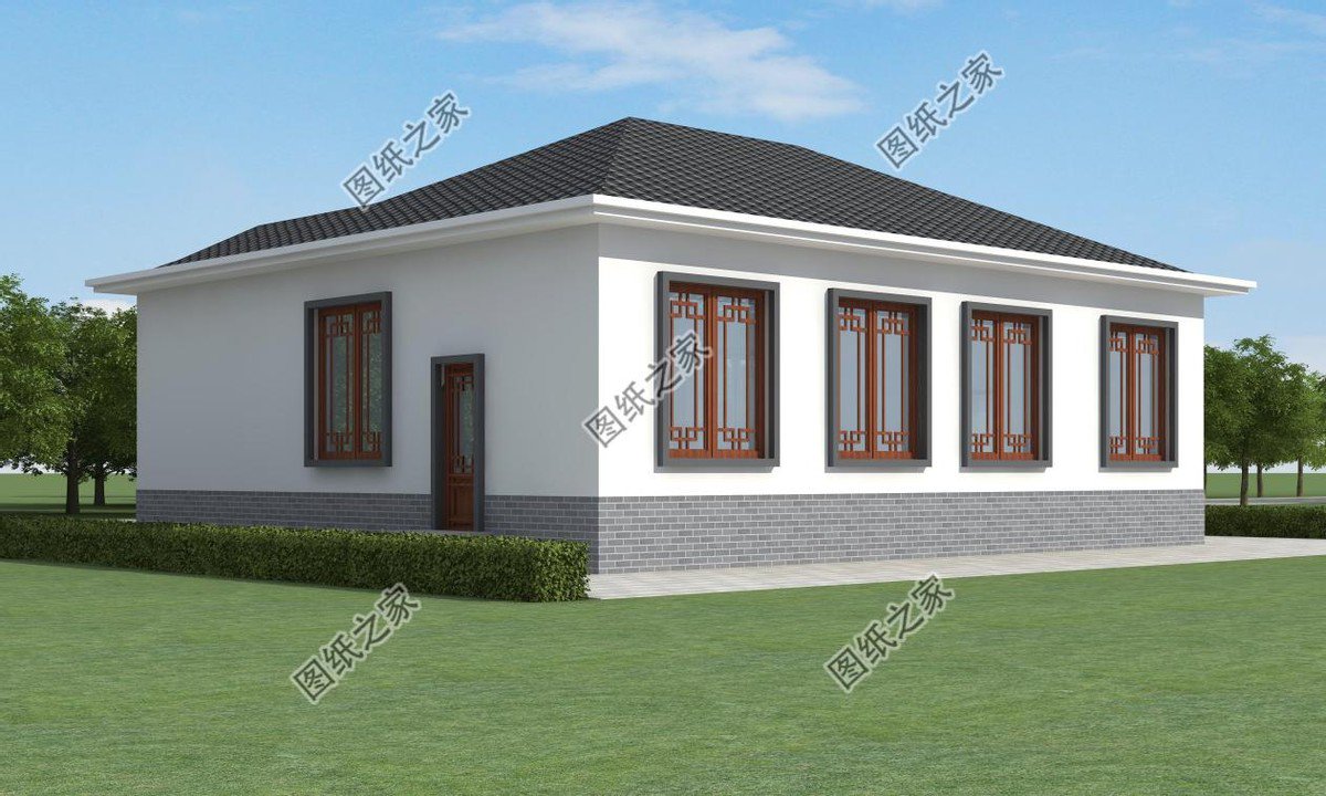 中式別墅設計，白墻黛瓦勾畫的美感，城里人看了都羨慕