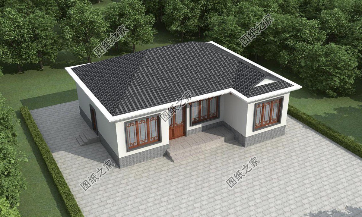 中式別墅設計，白墻黛瓦勾畫的美感，城里人看了都羨慕