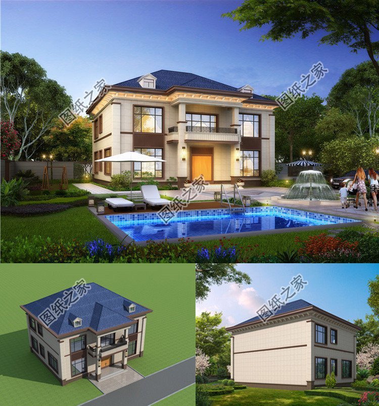 農村自建房推薦，經典外觀設計，實用布局更加適合農村建房