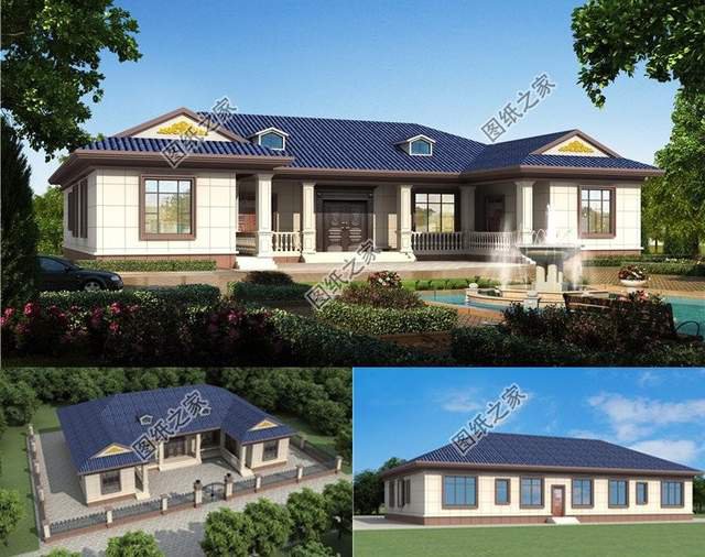 農村一層別墅設計，簡單實用還好看，不容錯過的好戶型