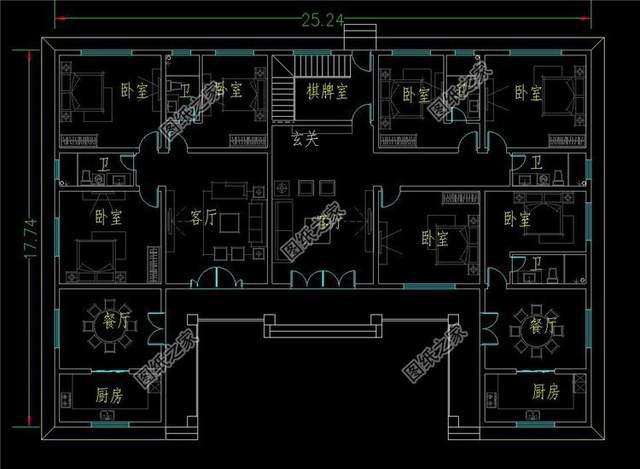 農村一層別墅設計，簡單實用還好看，不容錯過的好戶型