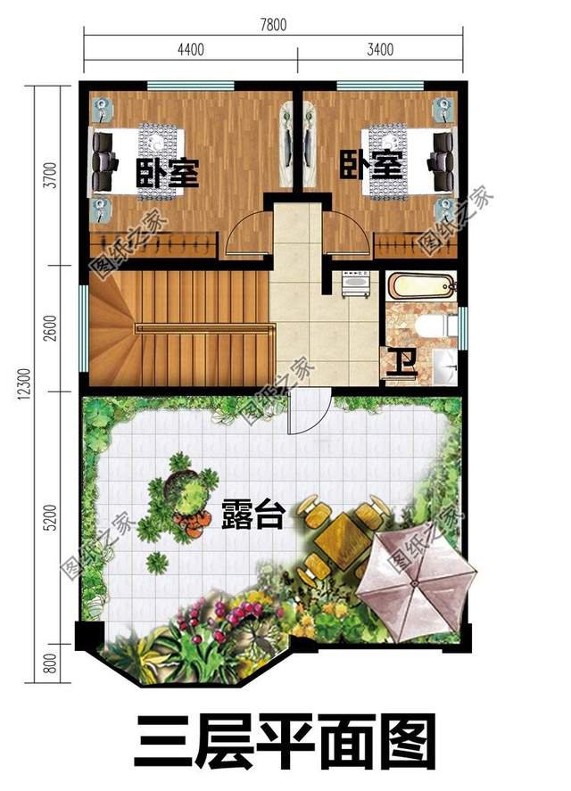 三套歐式別墅，為新農村建設增添色彩，打造舒適家園
