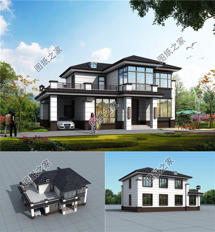 三套實用自建別墅設計，室內(nèi)布局合理，建一棟妥妥的人生贏家