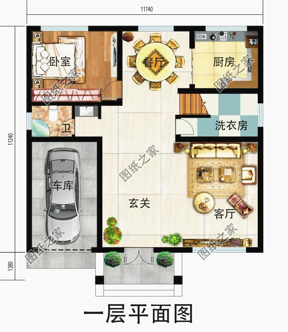 三套實用自建別墅設計，室內(nèi)布局合理，建一棟妥妥的人生贏家