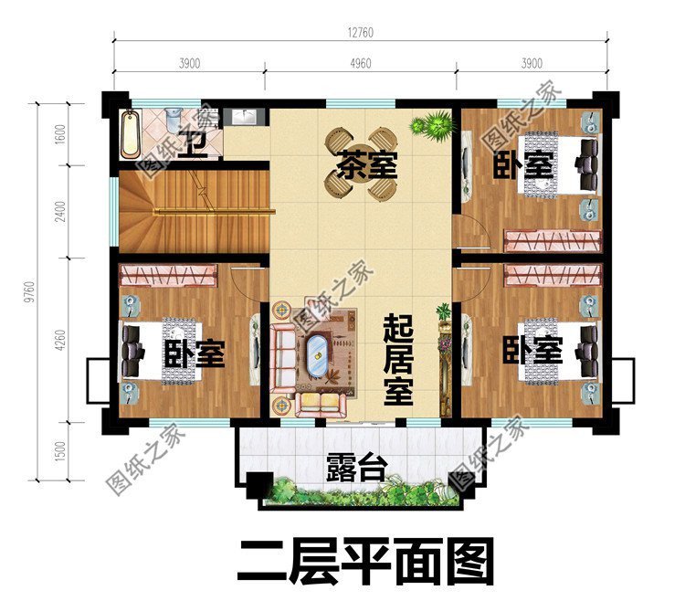 三套造型美觀的別墅設計，個個針對農村而建造，十分貼近鄉間生活