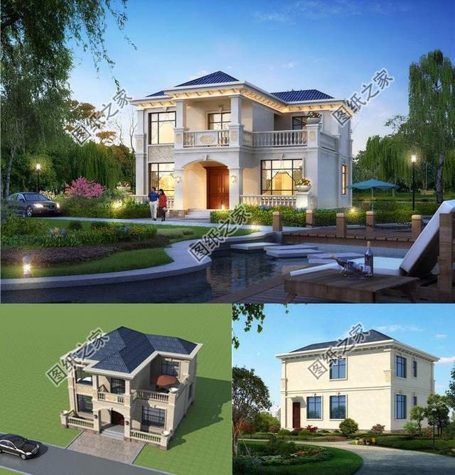 經典歐式自建別墅推薦，大火爆款建筑風格，適合農村建的好房子