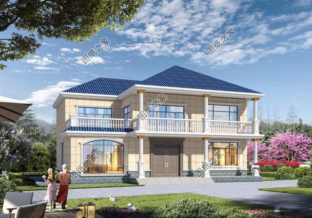 歐式二層別墅推薦，滿滿的西方元素，用心打造最實用的農村住宅