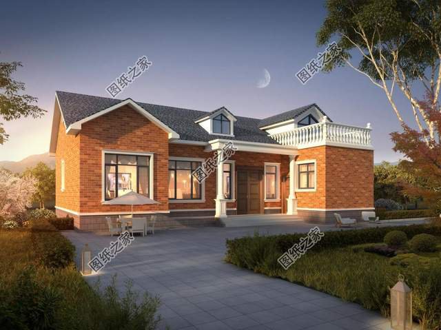 極好的一層住宅設(shè)計(jì)，經(jīng)濟(jì)實(shí)用造價(jià)不高，性價(jià)比最高的戶型