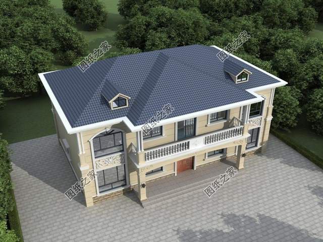 農村二層別墅設計，建的最多的戶型，喜歡的收藏