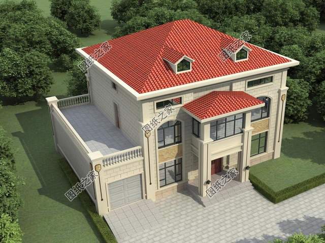 農村二層別墅設計，建的最多的戶型，喜歡的收藏