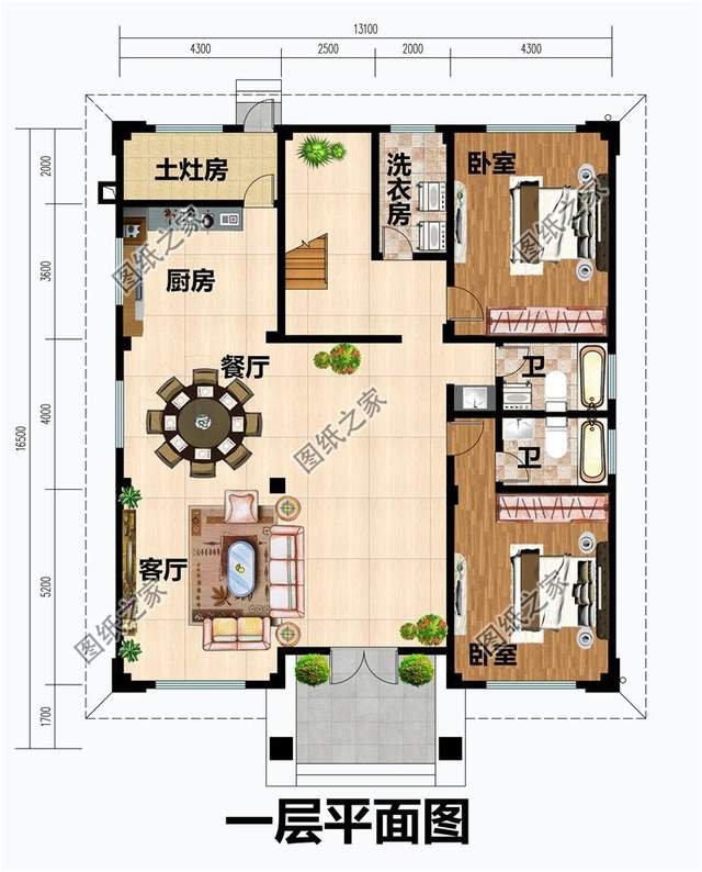 新中式三層別墅，穩(wěn)重霸氣的外觀造型，讓你眼前一亮