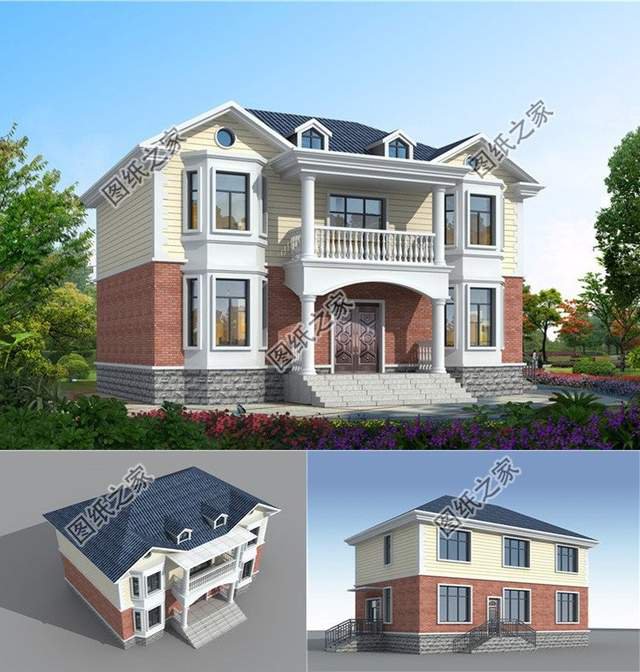 農村自建房效果圖推薦，爸媽吵著回農村建房，老家有房才叫家