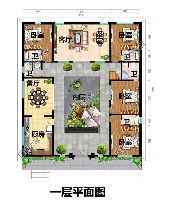 3款中式別墅設(shè)計，布局符合現(xiàn)代人的生活習慣，外觀頗有大家風范