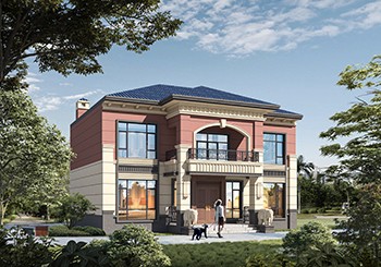 帶院子的兩層小別墅這樣建，全家老小都喜歡，滿滿歐式風簡潔大氣